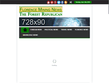 Tablet Screenshot of florenceminingnews.com